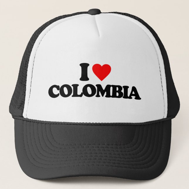 JAG ÄLSKAR COLOMBIA TRUCKERKEPS (Framsida)