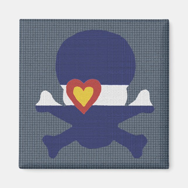 Jag älskar Colorado Skull! Magnet (Framsidan)