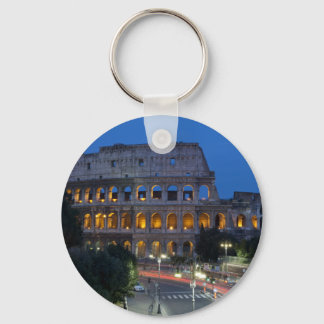 Jag älskar Colosseum på natten Nyckelring