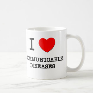 Jag älskar Communicable sjukdomar Kaffemugg
