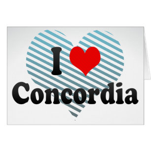 Jag älskar Concordia, Argentina OBS Kort