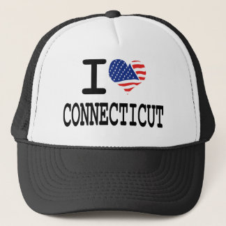 Jag älskar Connecticut Keps
