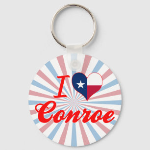 Jag älskar Conroe, Texas Nyckelring