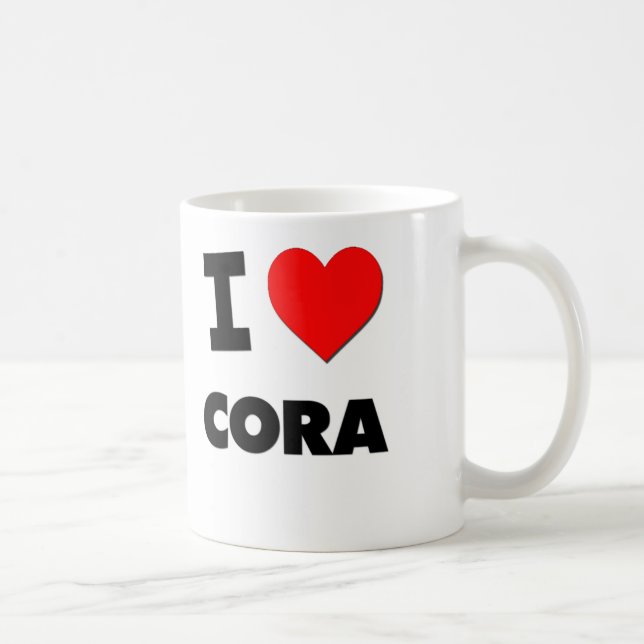 Jag älskar Cora Kaffemugg (Höger)