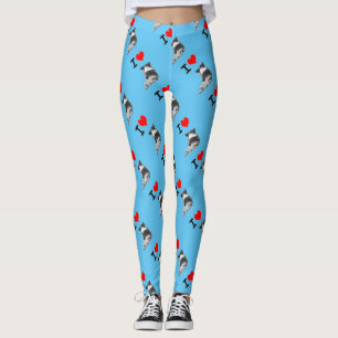 Jag älskar Corgis Leggings