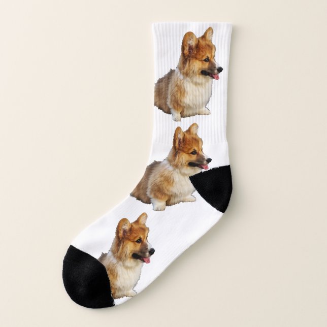 jag älskar Corgis Strumpor (Höger inuti)