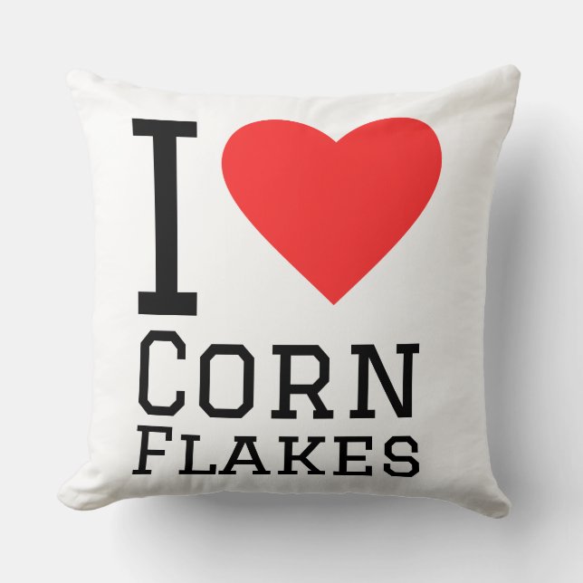 Jag älskar corn flakes kudde (Framsida)