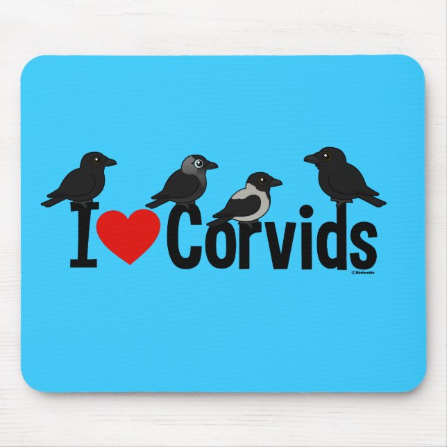 Jag älskar Corvids Musmatta (Framsidan)