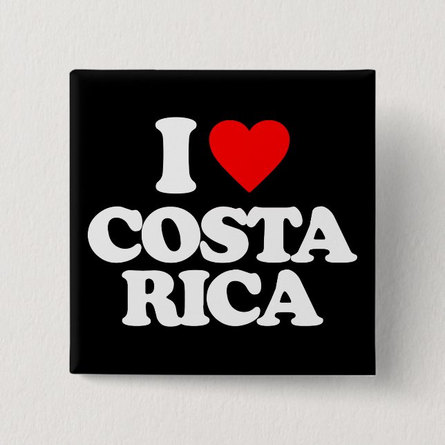JAG ÄLSKAR COSTA RICA KNAPP (Framsida)