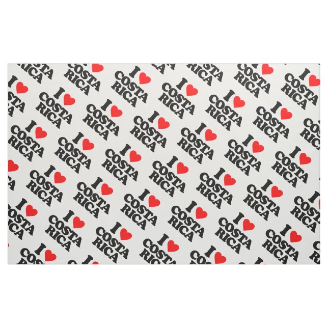 JAG ÄLSKAR COSTA RICA TYG (Fat Quarter)