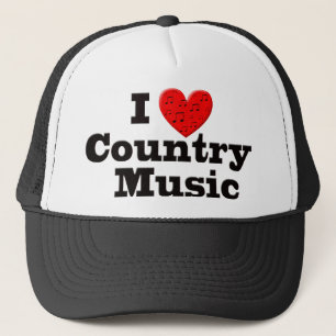 Jag älskar countrymusik keps