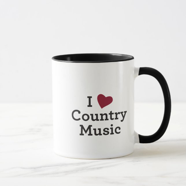 Jag älskar countrymusik mugg (Höger)