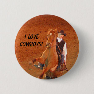JAG ÄLSKAR COWBOYS! - knäppas Knapp