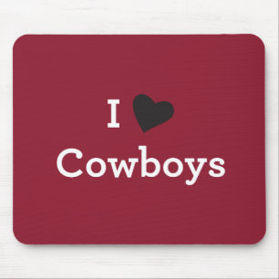 Jag älskar Cowboys Musmatta