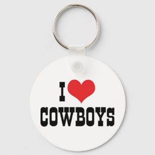 Jag älskar cowboys nyckelring