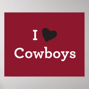 Jag älskar Cowboys Poster
