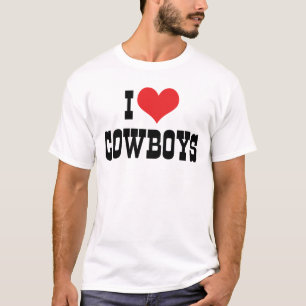 Jag älskar cowboys t shirt