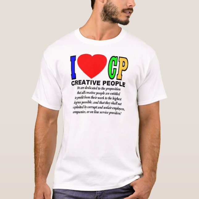 Jag älskar CP (det idérika folket) Tröja (Framsida)