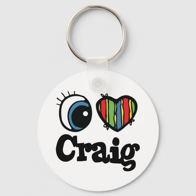 Jag älskar Craig Nyckelring (Framsida)
