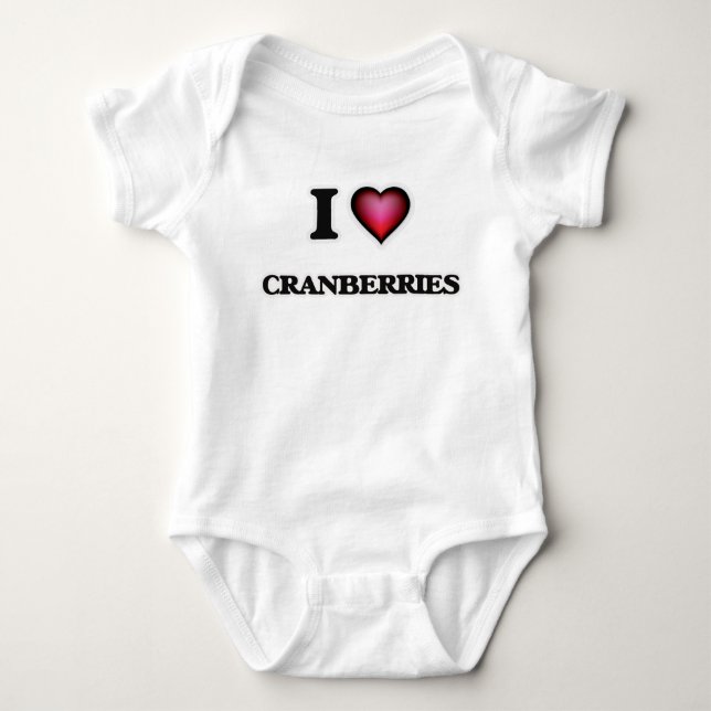 Jag älskar Cranberries Tee (Framsida)