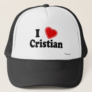 Jag älskar Cristian Truckerkeps