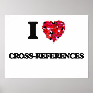 Jag älskar Cross-References Poster