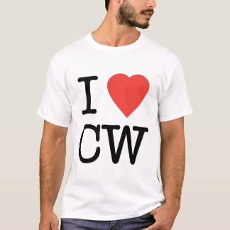 Jag älskar CW-T-tröja Tee Shirt