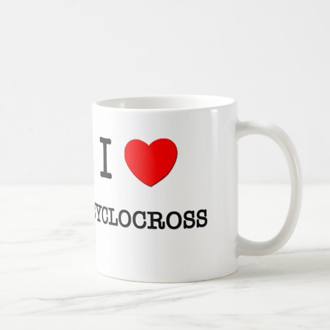 Jag älskar Cyclocross Kaffemugg (Höger)