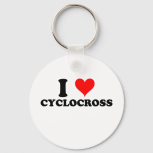 Jag älskar Cyclocross Nyckelring