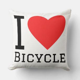Jag älskar cykel kudde
