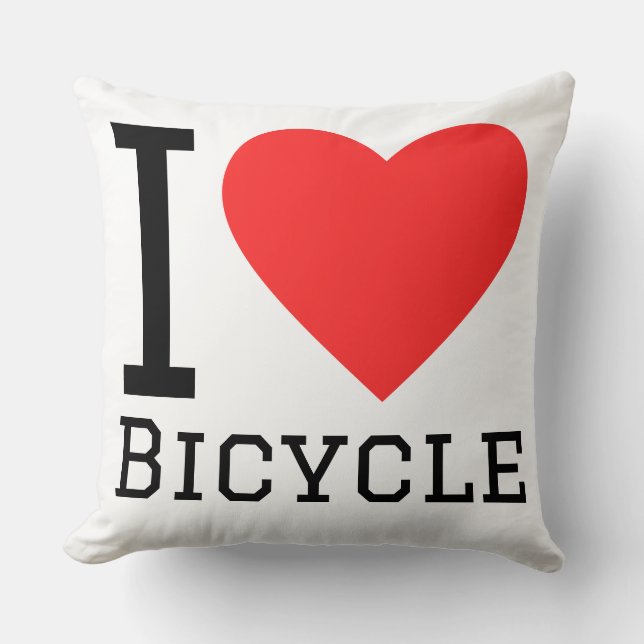 Jag älskar cykel kudde (Framsida)