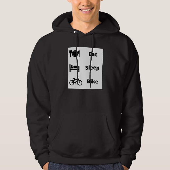 Jag älskar cykling  hoodie (Framsida)