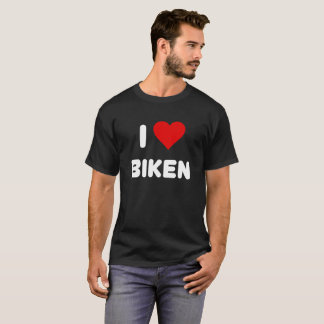 Jag älskar cykling t-shirt