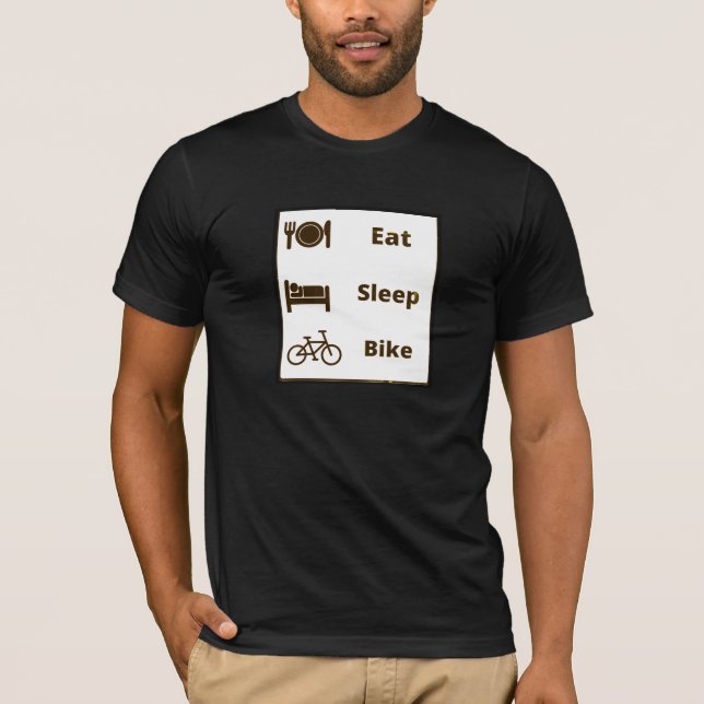 Jag älskar cykling T-shirt (Framsida)