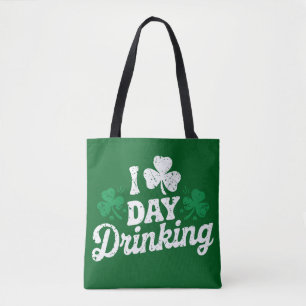 Jag älskar dagdrinkande rolig St Patrick's Day irl Tygkasse