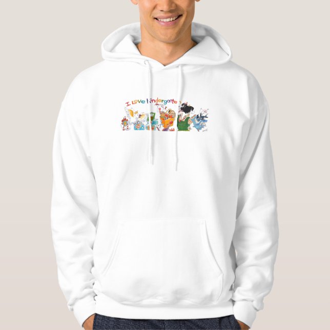 Jag älskar dagishoodien sweatshirt (Framsida)
