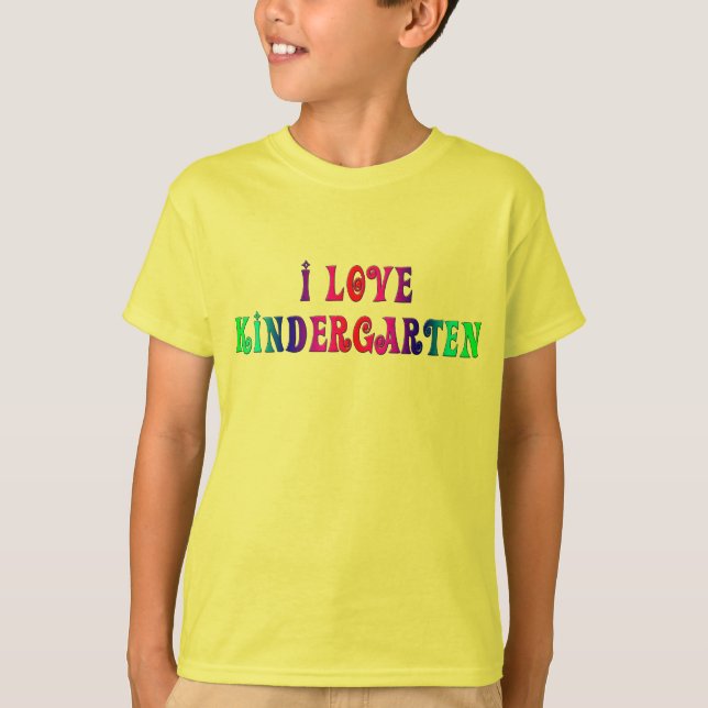 Jag älskar dagisskjortan tee shirt (Framsida)