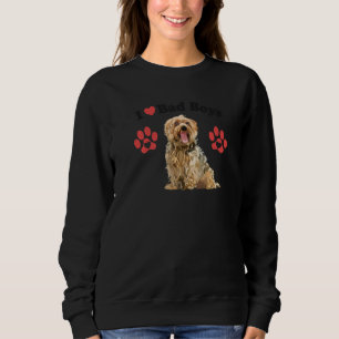 Jag älskar dåliga pojkar Manlig Yorkie-valp Hundm T Shirt