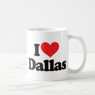 Jag älskar Dallas Kaffemugg