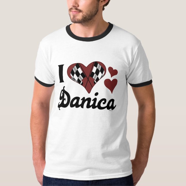 Jag älskar Danica Tee (Framsida)