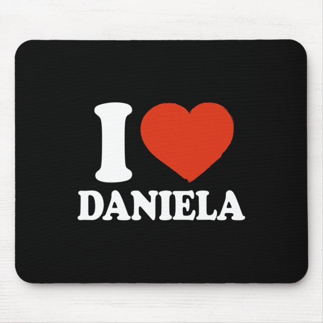 Jag älskar Daniela, Jag älskar Daniela, Rött hjärt Musmatta (Framsidan)