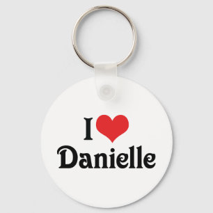 Jag älskar Danielle Nyckelring