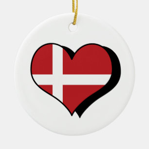 Jag älskar Danmark Ornament