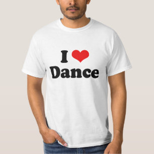 Jag älskar danstshirten t-shirt