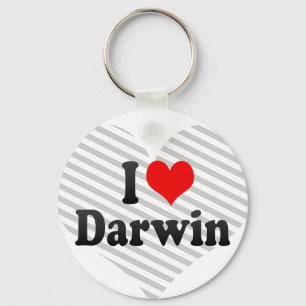 Jag älskar Darwin Nyckelring