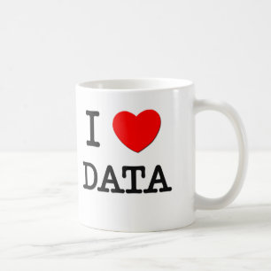 Jag älskar data kaffemugg