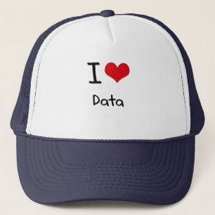 Jag älskar data truckerkeps