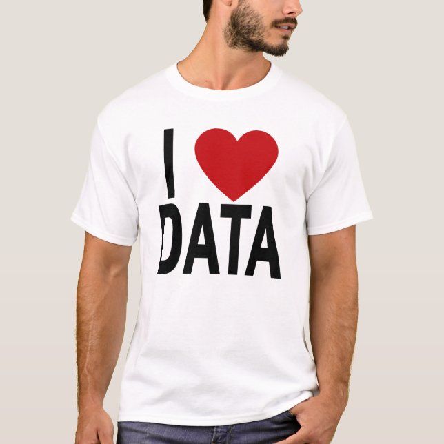Jag älskar datavit T-Shirt.png T Shirt (Framsida)