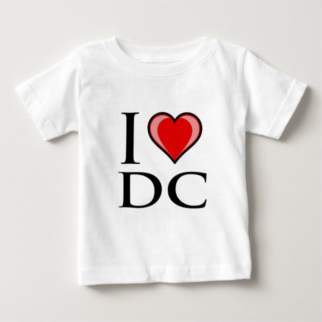 Jag älskar DC - District of Columbia Tee (Framsida)