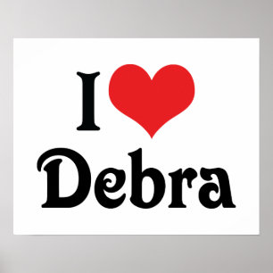 Jag älskar Debra Poster